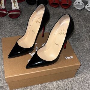 Christian Louboutin So Kate Black Heels